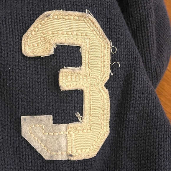 Nautical 1983 1/4 Zip Sweater Navy Blue Mens Size XXL - Picture 7 of 16